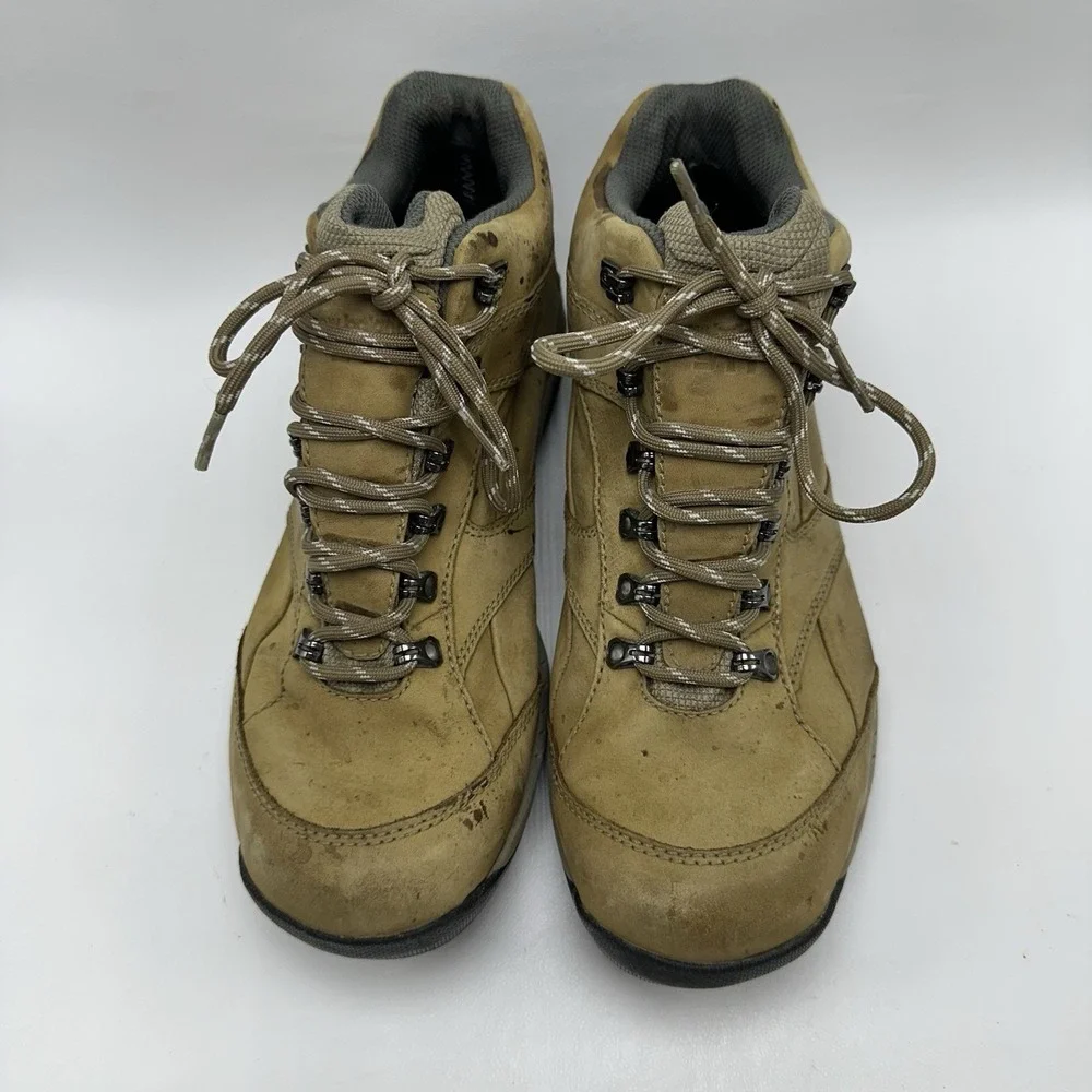 New Balance 977 Boots Womens Size 10 2E Brown Leather Gore-Tex Trail Hiking Shoe